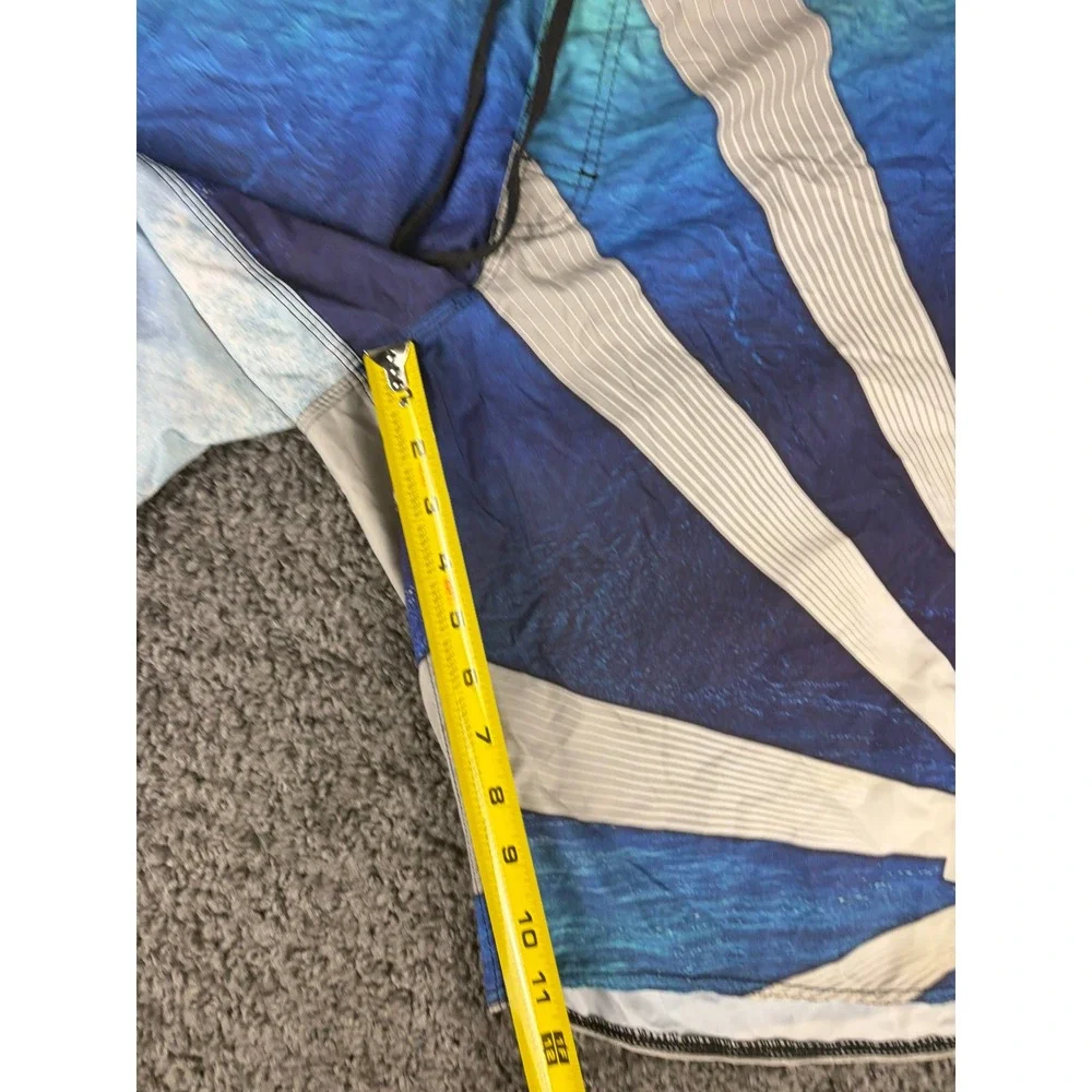 Billabong Andy Irons Pipe Masters Board Shorts Mens 44 Blue Y2K Rising Sun 2011